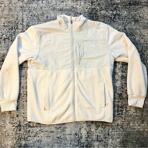 The North Face Vanilla Cream Denali Fleece zip up sweatshirt